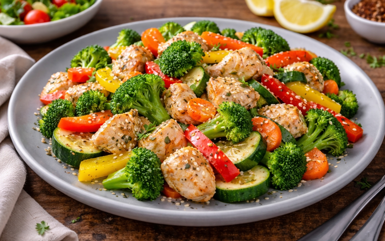Frango com Legumes Saudável